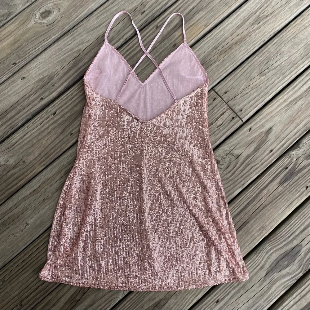 Victoria's Secret Pink Sequin Dress - Picture 10 of 11